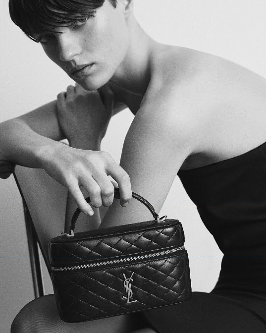 SAINT LAURENT Gaby Vanity Cosmetic Bag
