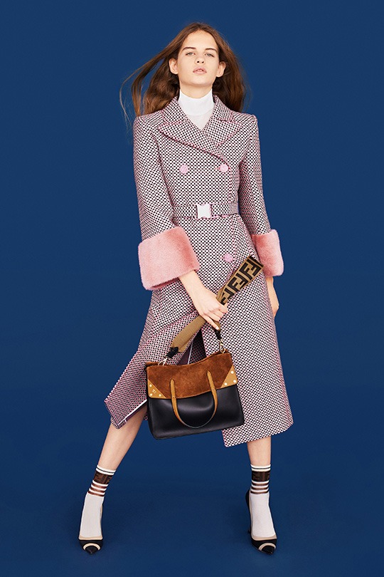Fendi Flip Colorblock Flap Bag